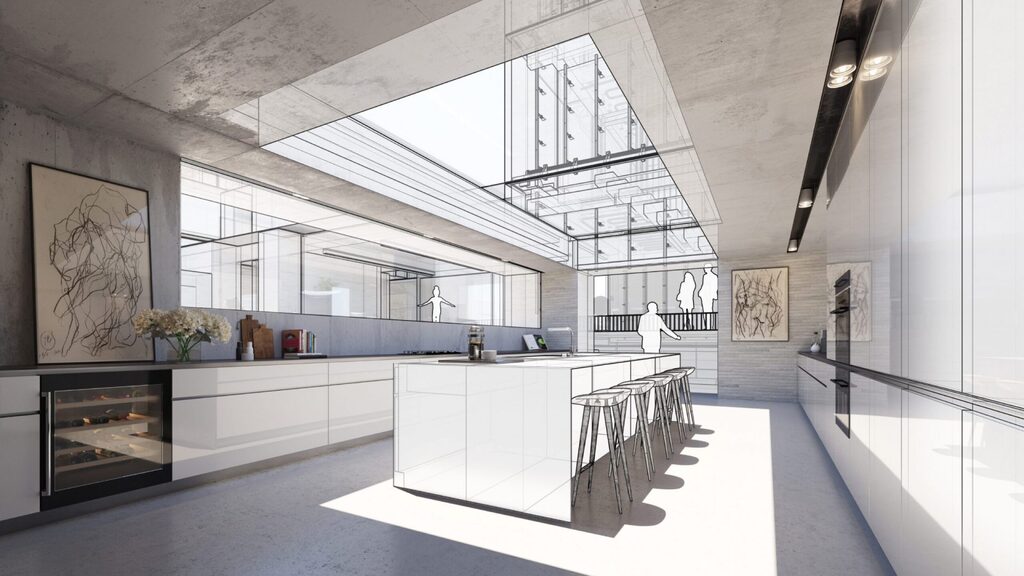 Plans 3D - WoodyCaDesign - Architecte d'intérieur Lille 1 Architecte d'intérieur Lille - Agencement - Meubles sur mesure - Plan 2D et 3D réalité virtuelle