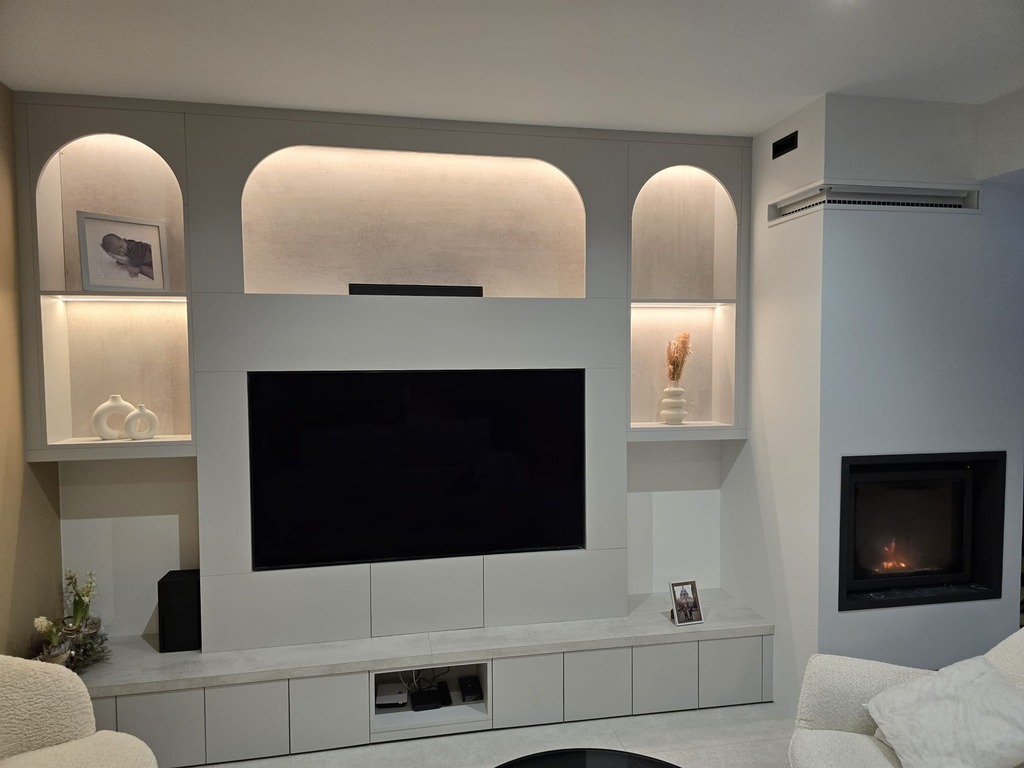 Meuble sur mesure - architecte d'intérieur - woodycadesign - meuble tv - B.P15